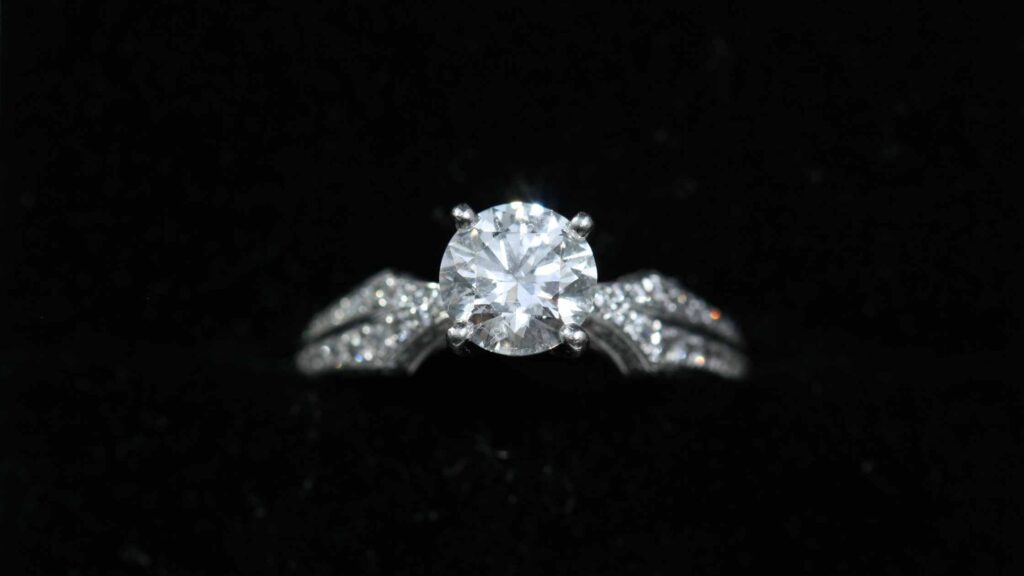 Best Engagement Rings 2024- 14K White Gold Common Prong Round Shaped Diamond Engagement Ring