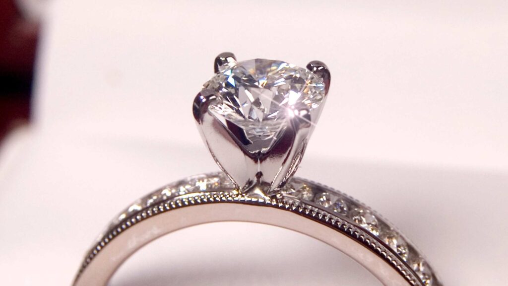 Best Engagement Rings Under $10000 Platinum Cushion Cut Diamond Eternity Ring