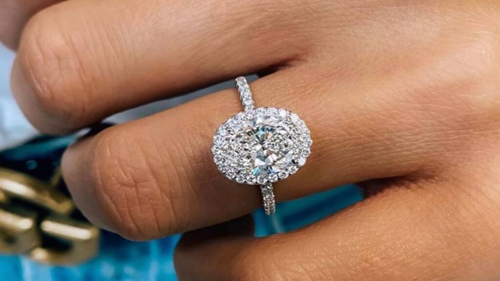 Best Engagement Rings Under $4000 Three Stone Sapphire And Diamond Engagement Ring