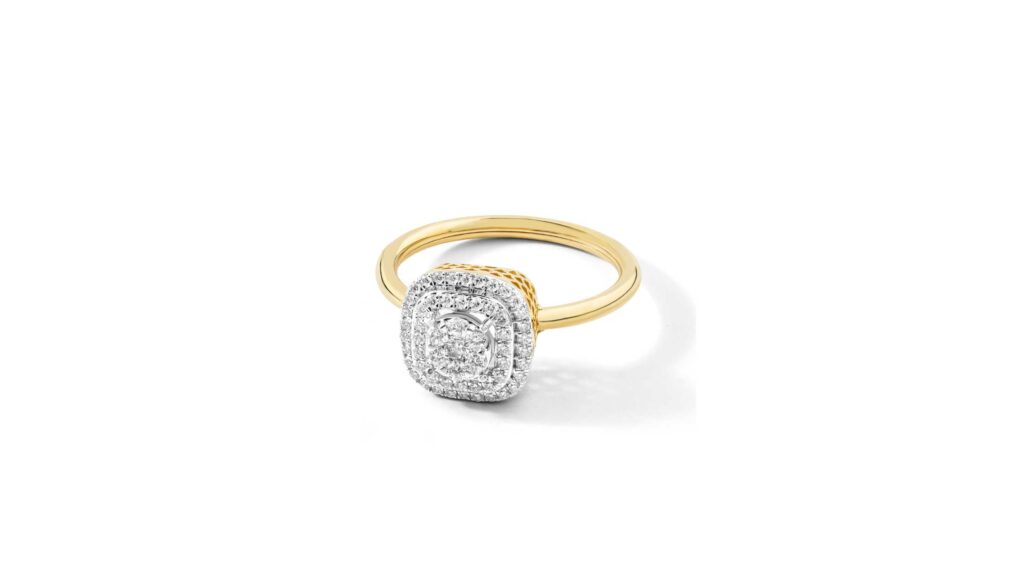 Best Engagement Rings Under $5000 14K White Gold Unito Diamond Engagement Ring